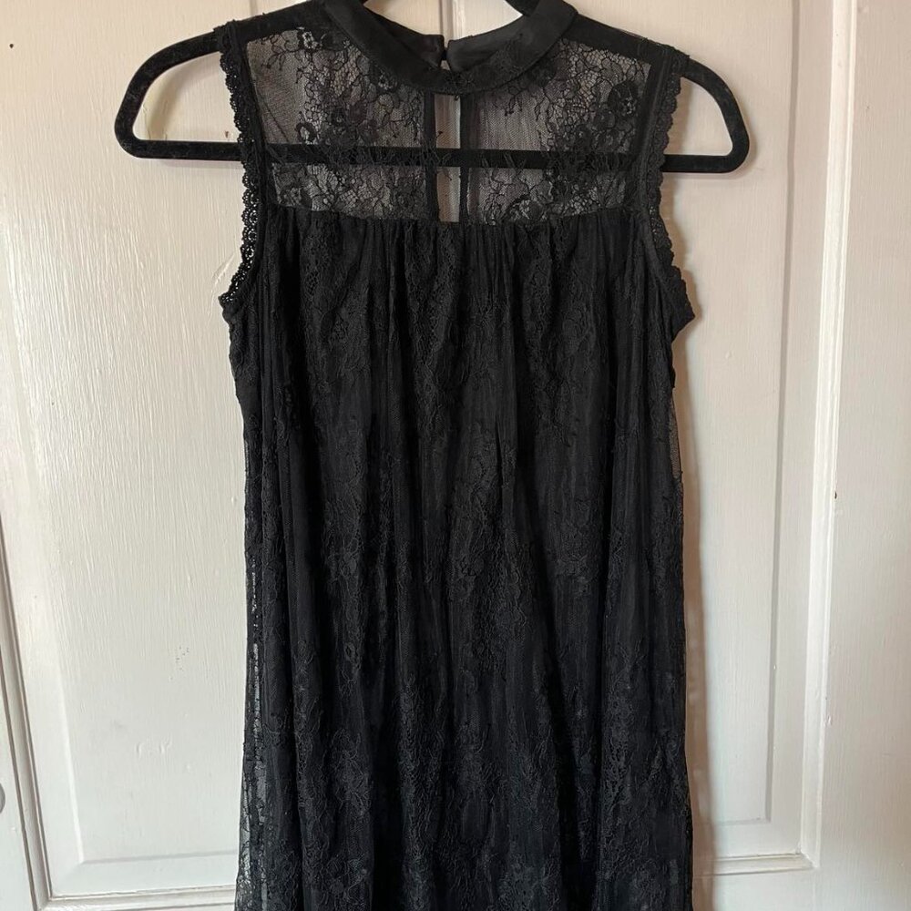 Xhilaration Black Lace Dress - Size Small